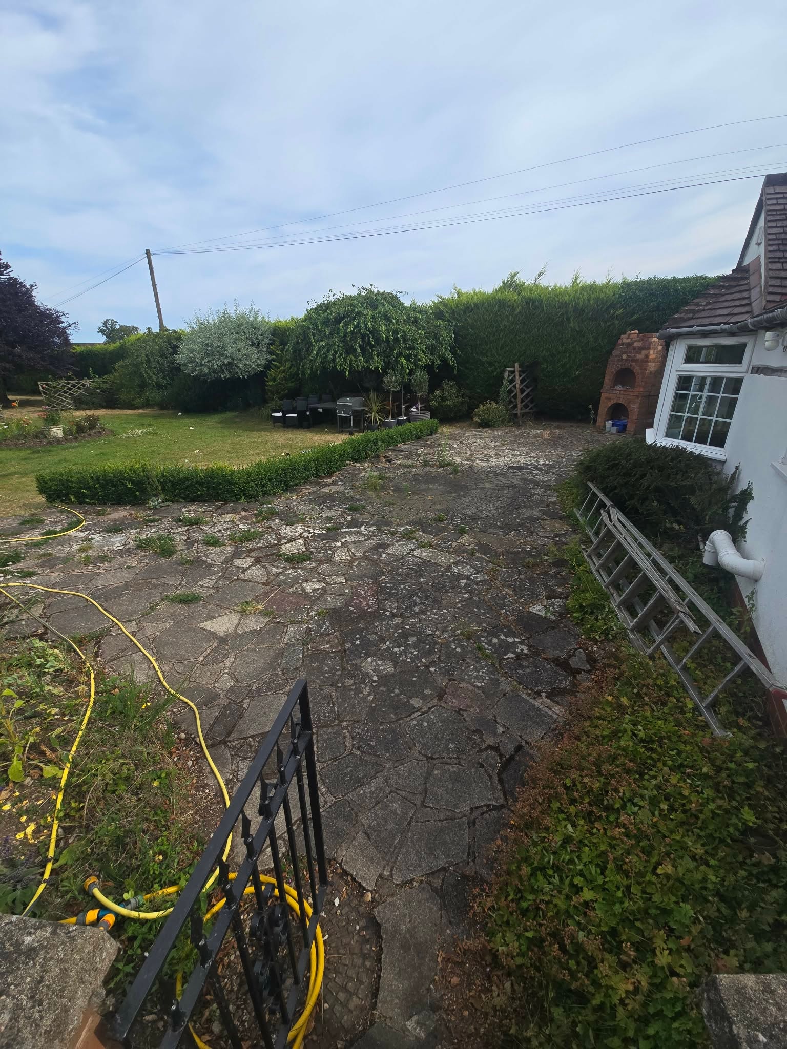 Before: Patios in Gloucestershire