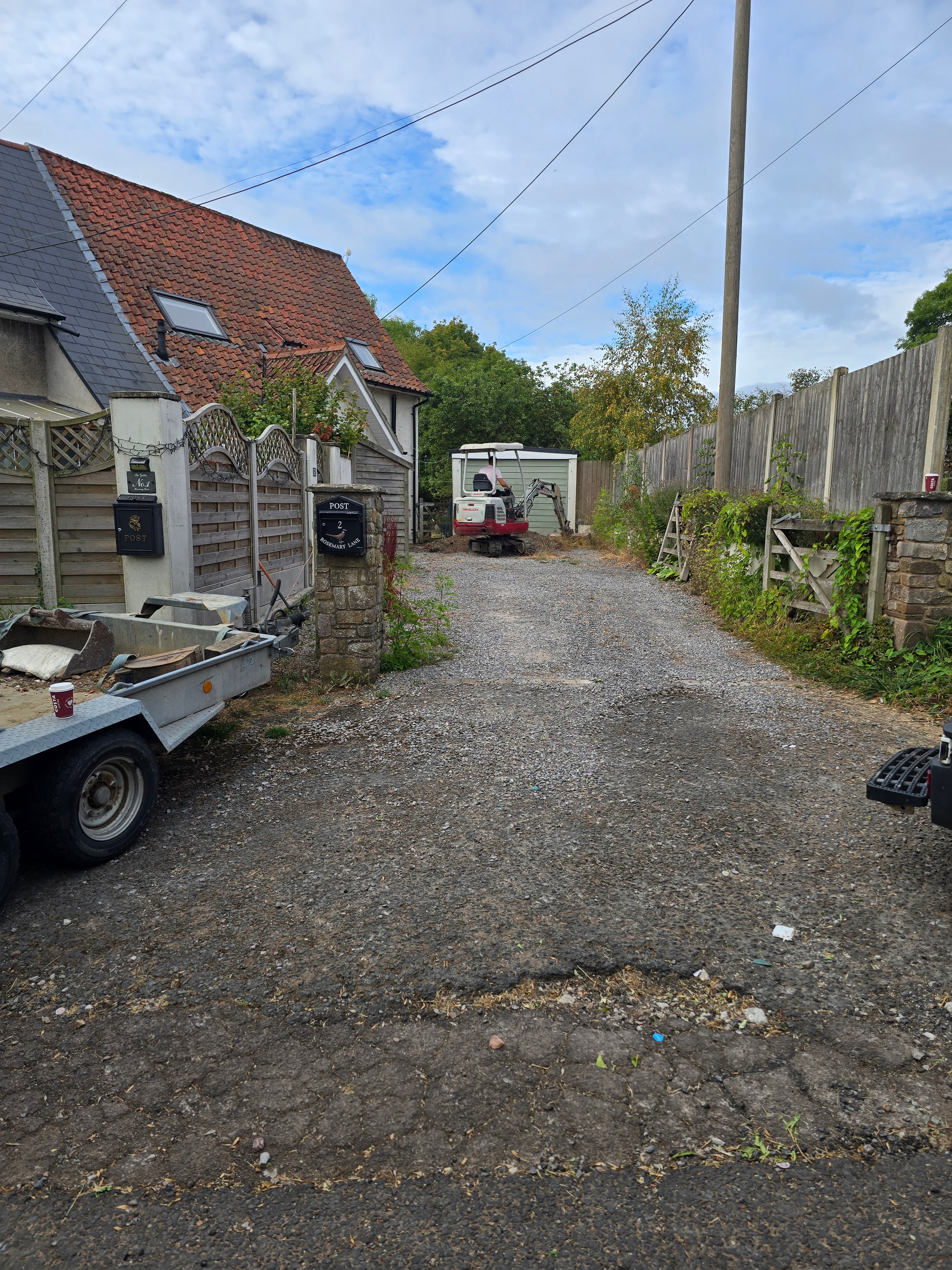 Before: Resin Driveways in Gloucestershire